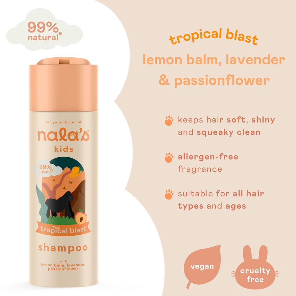 image 1 of Nala's Kids Tropical Blast Shampoo 200ml