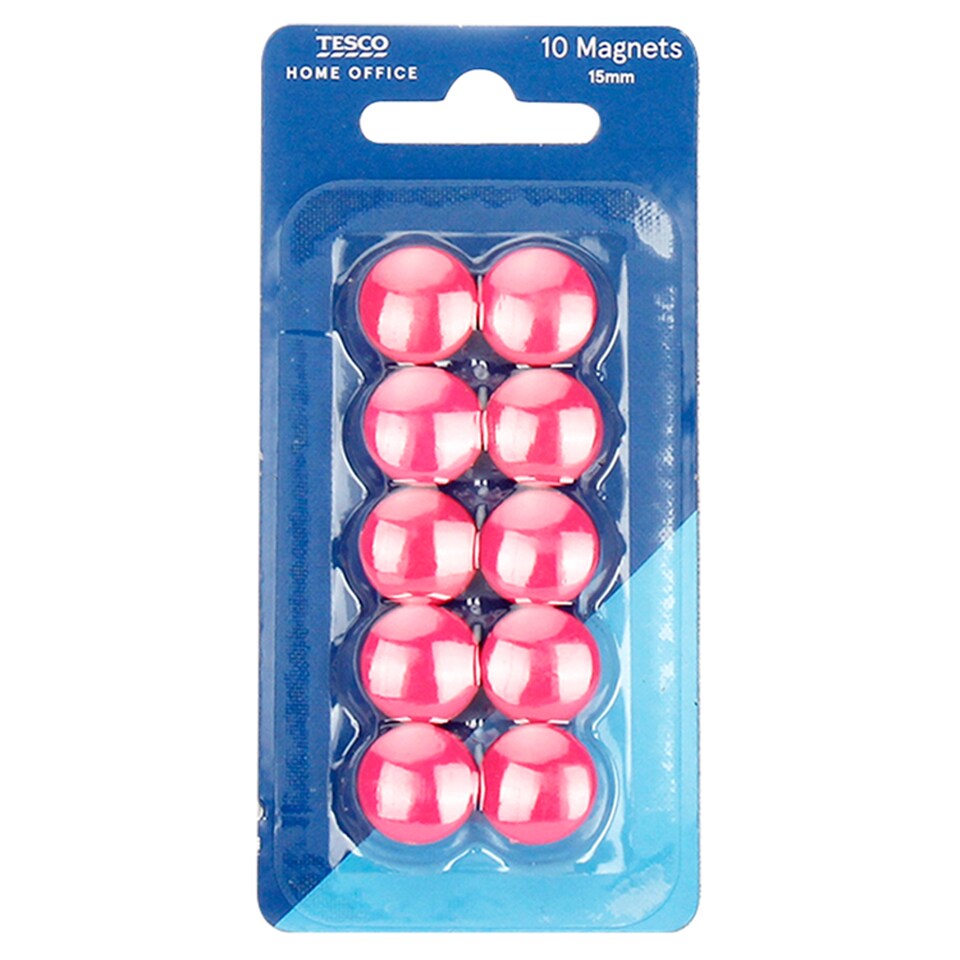 Obrázek 1 pro produkt Tesco Home Office Barevné magnety 15 mm 10 ks