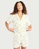 image 2 of F&F 2-Piece Pure Cotton Horseshoe Pyjama Set in Cream