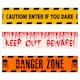 image 2 of Tesco Halloween Warning Tape 3 x 3.5M