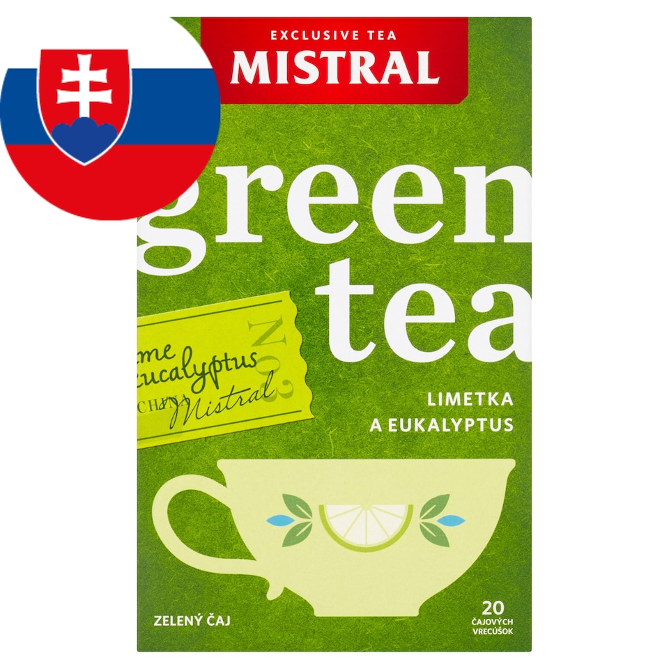 Mistral Limetka a eukalyptus zelený čaj 30 g