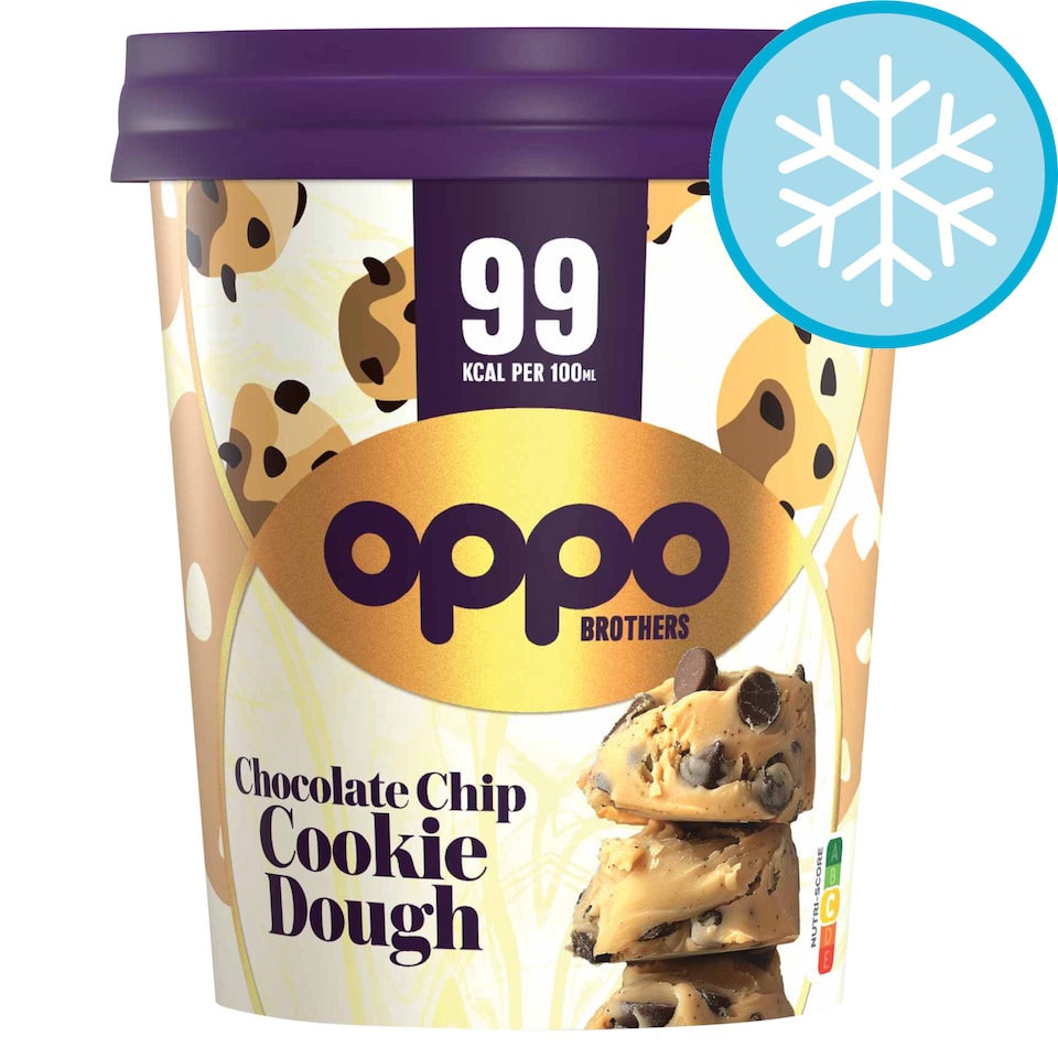 Oppo Chocolate Chip Cookie Dough Ice Cream 475Ml