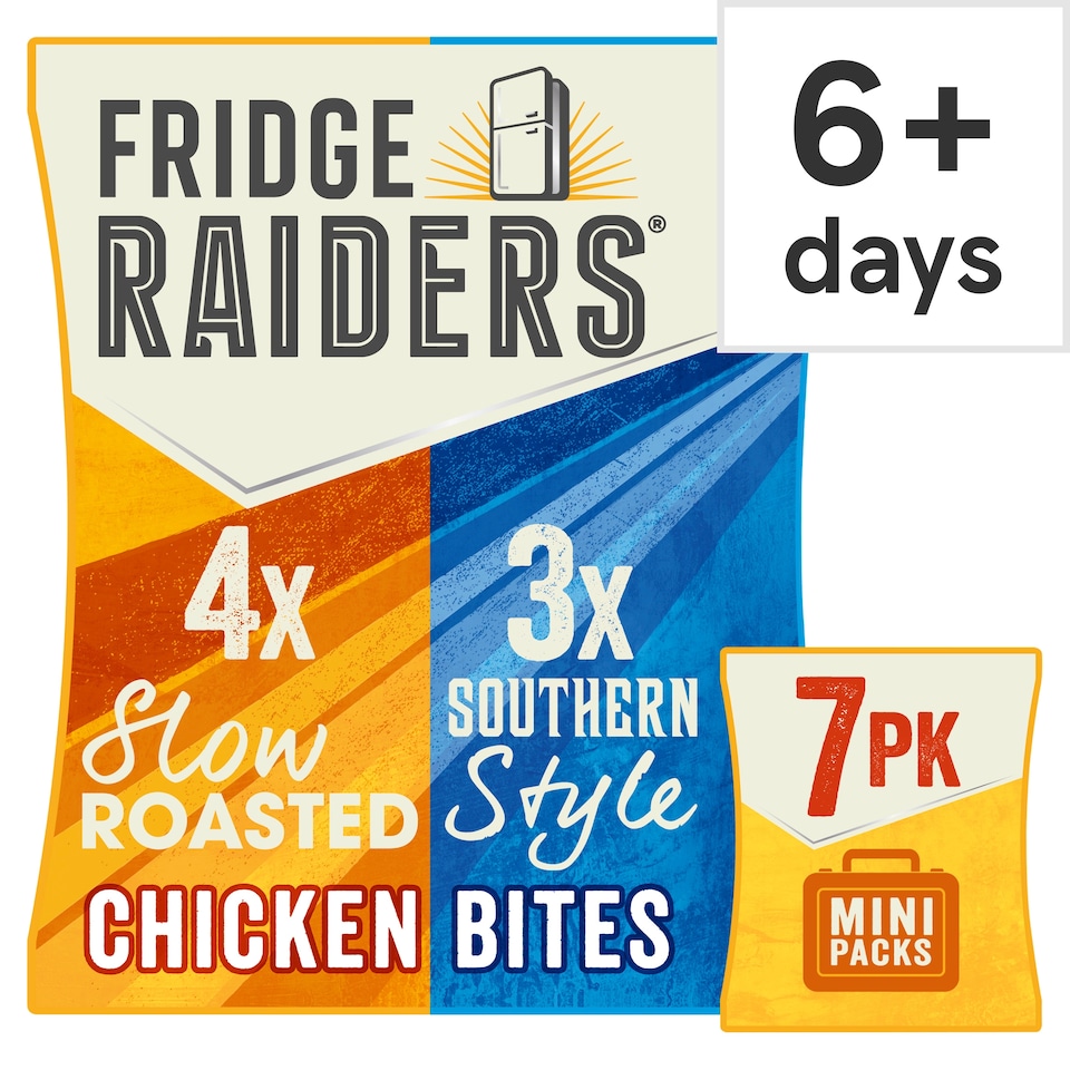 Fridge Raiders Variety Chicken Bites Mini Packs 7 X 22.5G