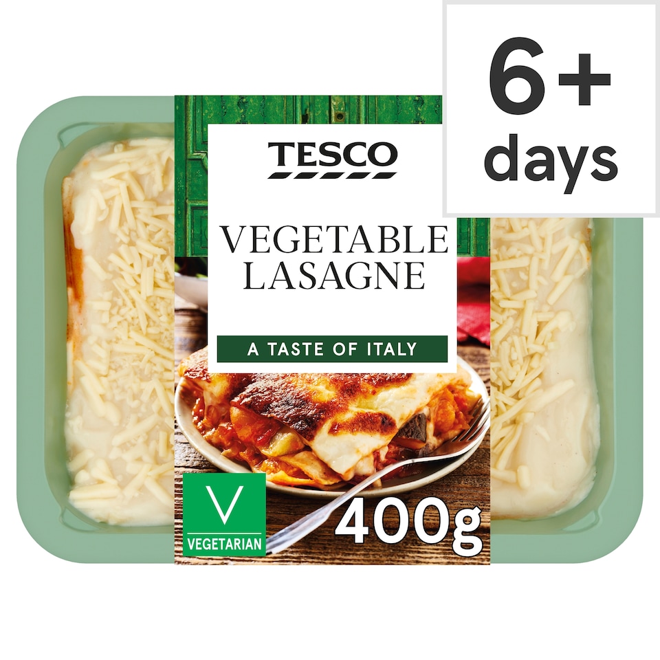 Tesco Vegetable Lasagne 400G