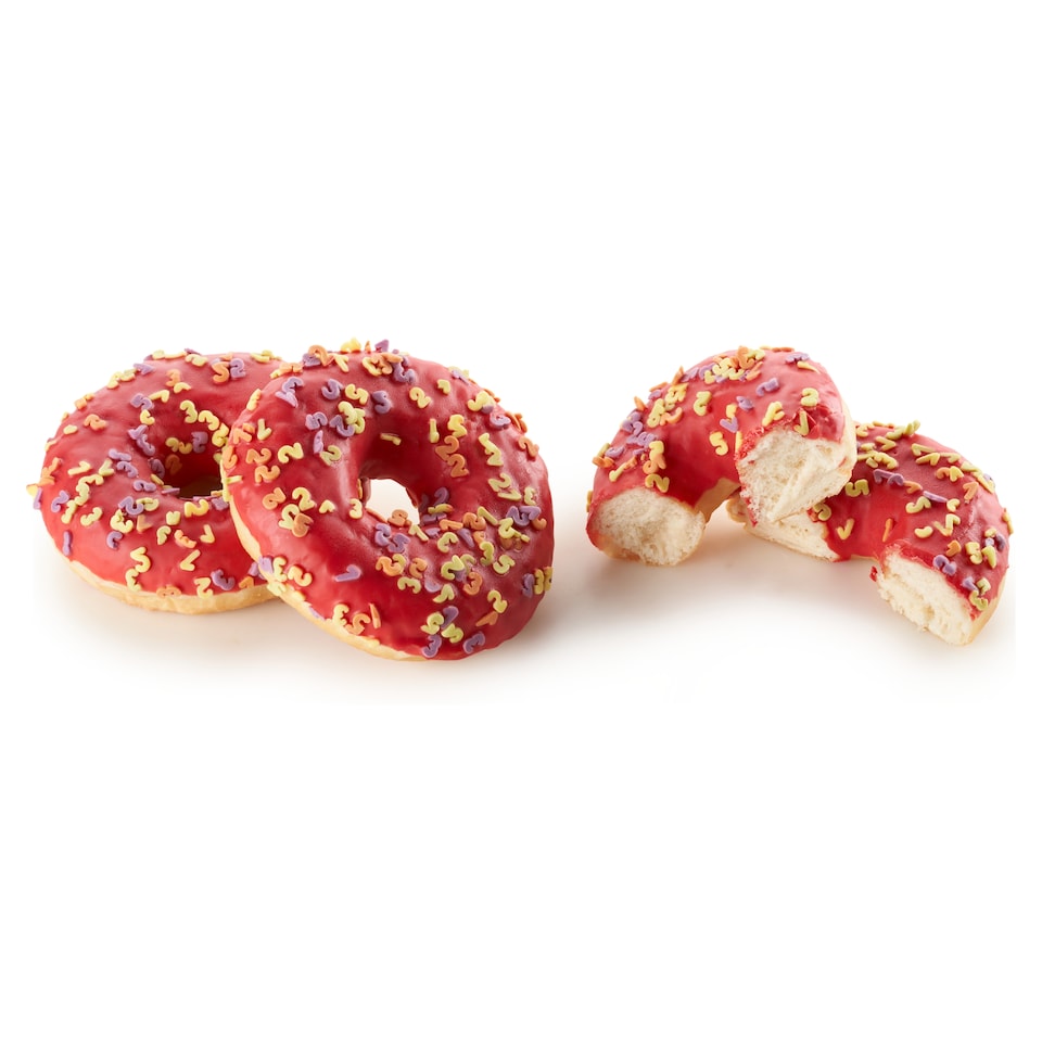 Tesco Donut Red with Numbers 56g
