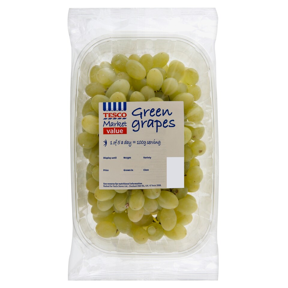 Tesco Every Day Value Grapes 500G Punnet