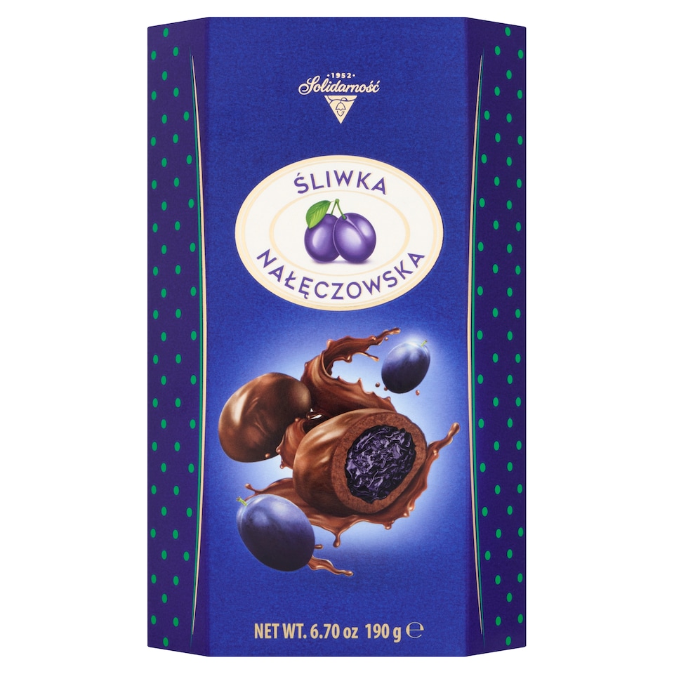 Solidarnosc Plums In Chocolate Naleczowska 190G