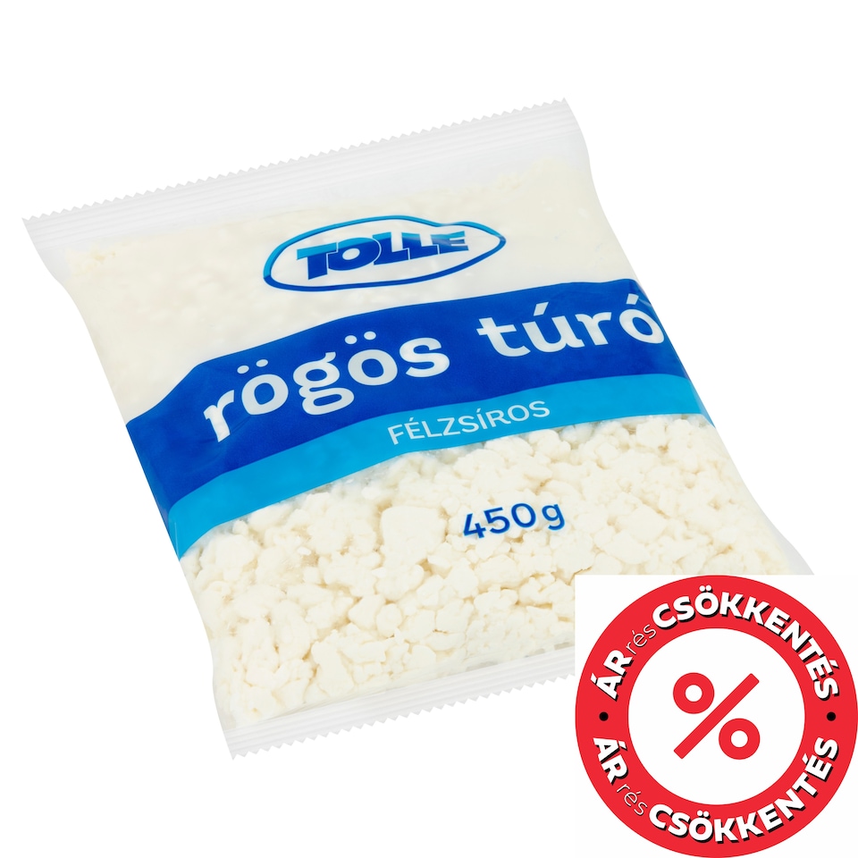Tolle félzsíros rögös túró 450 g