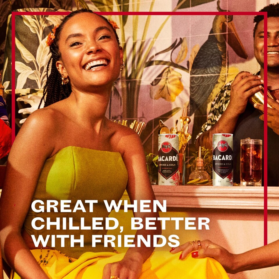 image 1 of Bacardi Spiced & Cola 250Ml