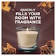 image 3 of Glade Scented Candle Air Freshener Honey & Chocolate 129g