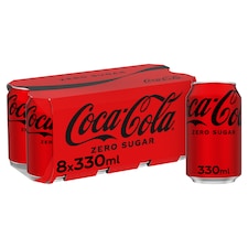 Coca-Cola Zero Sugar 8 x 330ml 
