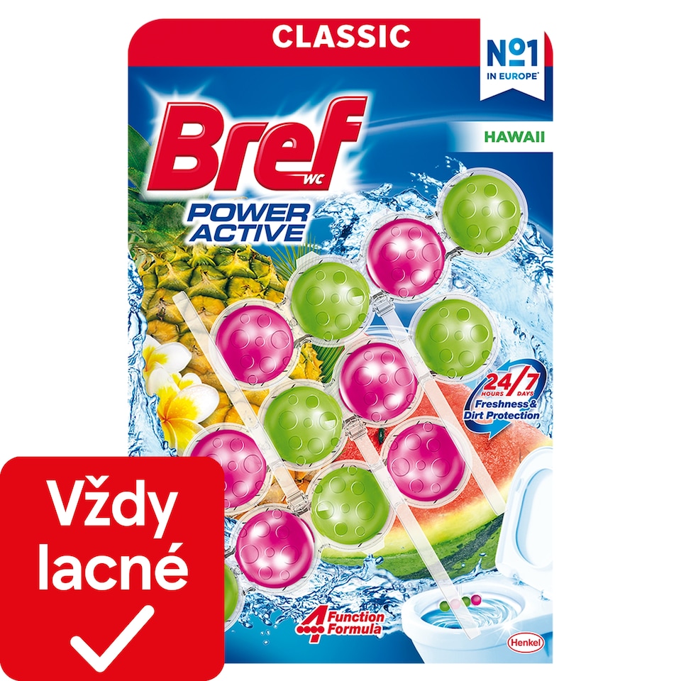 Bref Power Active Hawaii tuhý WC blok 3 x 50 g