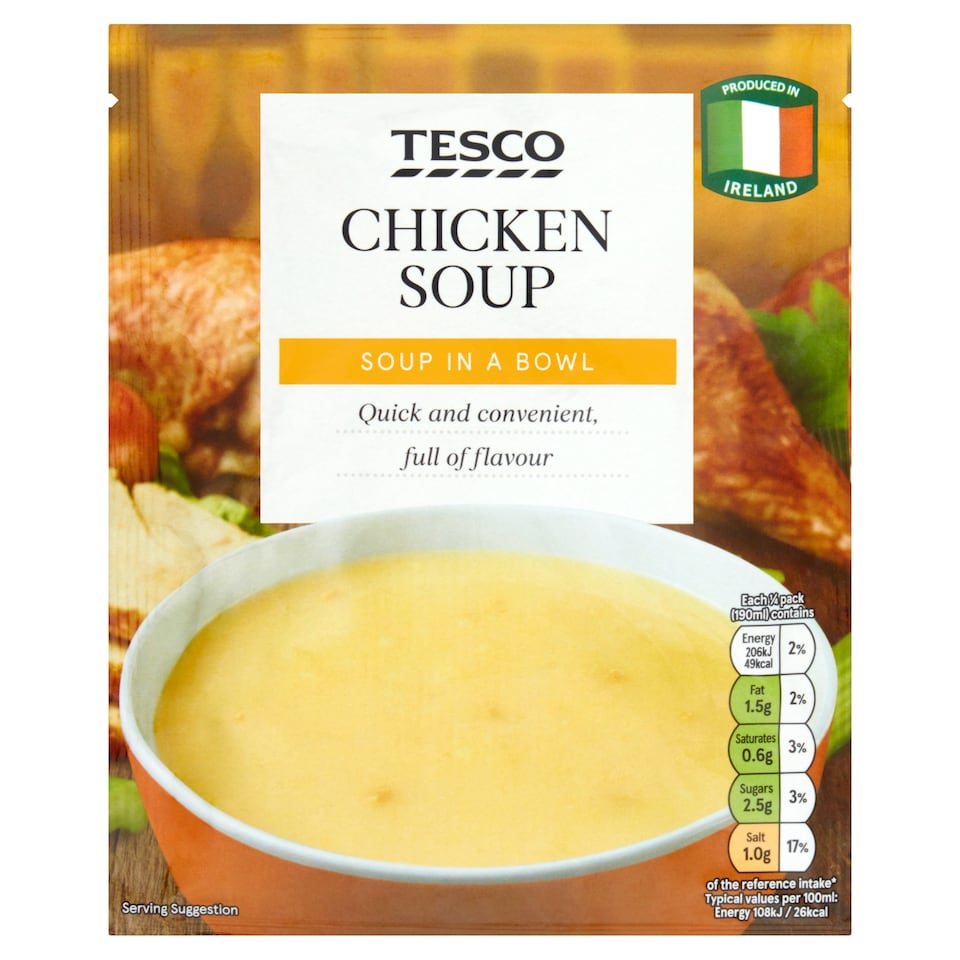 Tesco Farmhouse Chicken Soup 60G