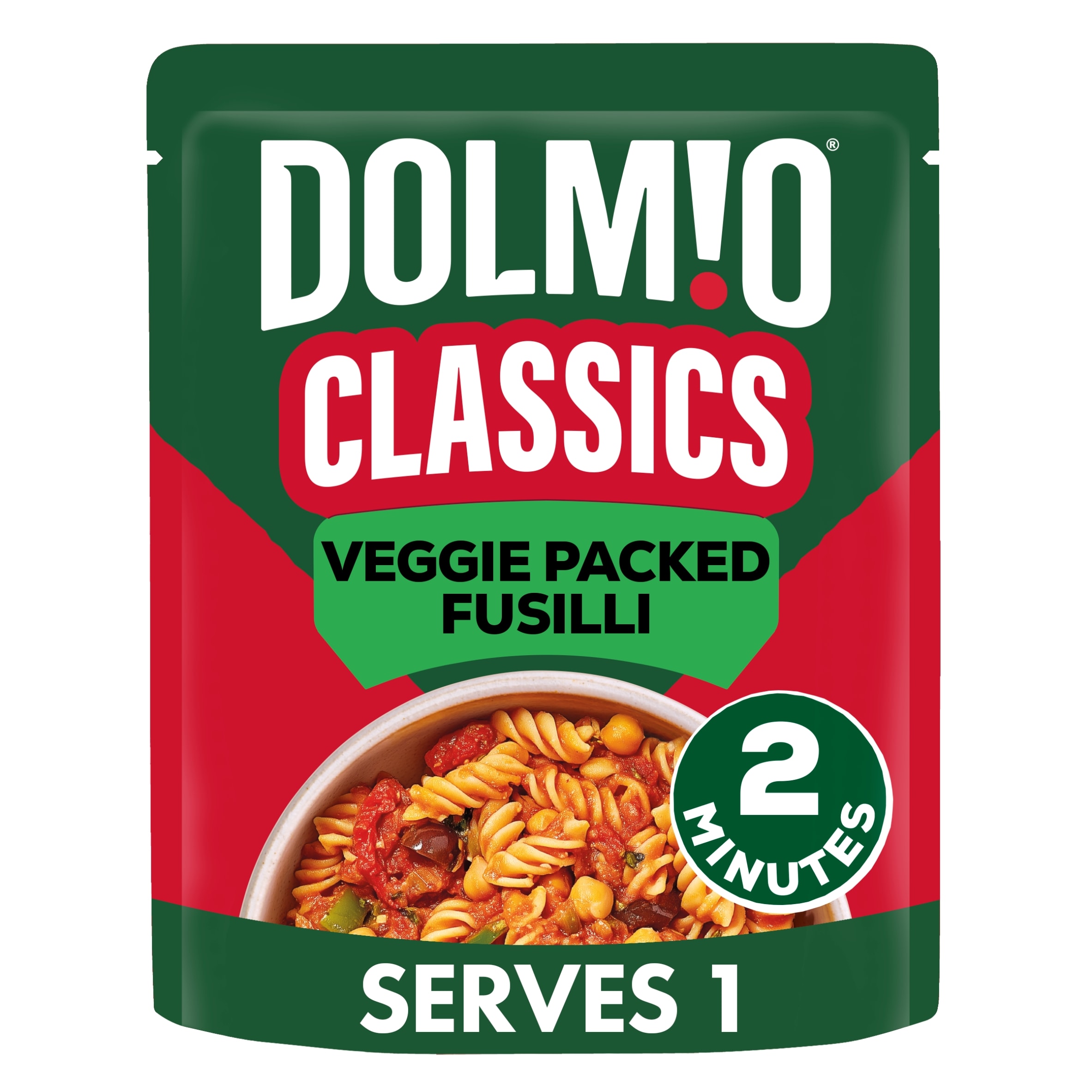 Dolmio Classics Veggie Packed Fusilli Pasta Ready Meal 250g