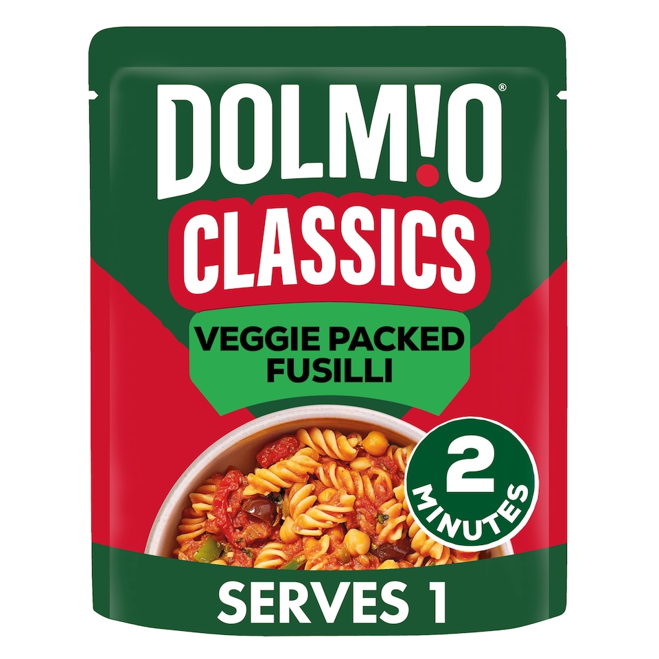 image 1 of Dolmio Classics Veggie Packed Fusilli Pasta Ready Meal 250g