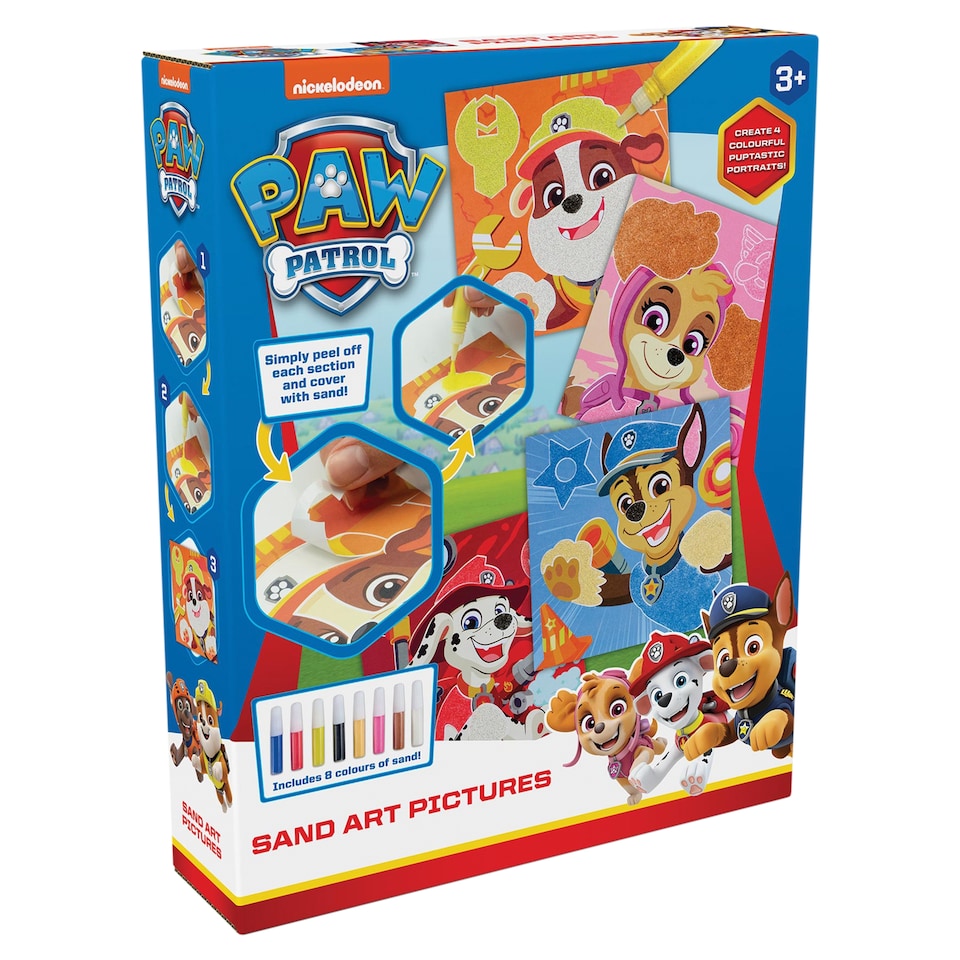image 1 of Nickelodeon Paw Patrol Sand Art Pictures