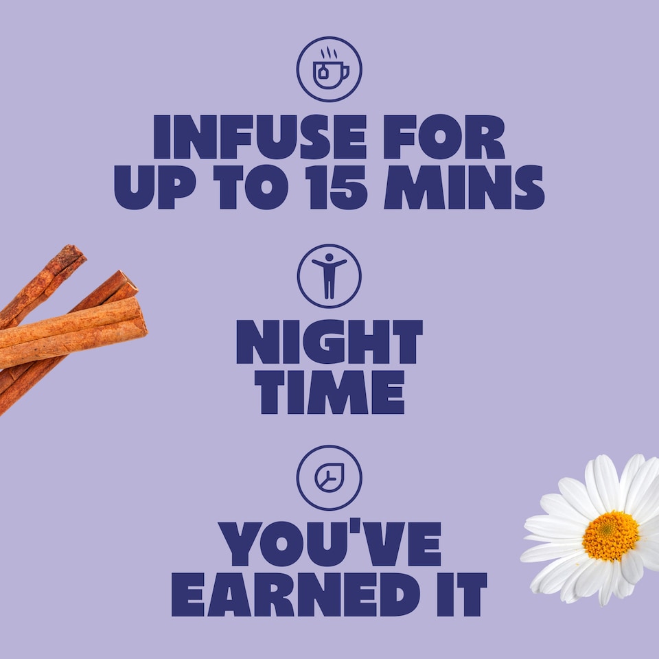 image 1 of Pukka Organic Night Time Apple Chai Herbal Tea With Chamomile 20 Sleep Tea Bags 36g