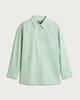 image 4 of OH ME OH MY Pure Cotton Poplin Striped Co-ord Shirt in Green