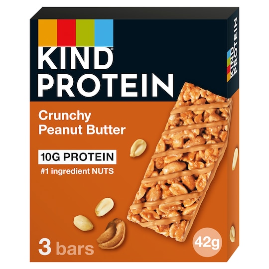 KIND Protein Crunchy Peanut Butter Snack bars 3x42g