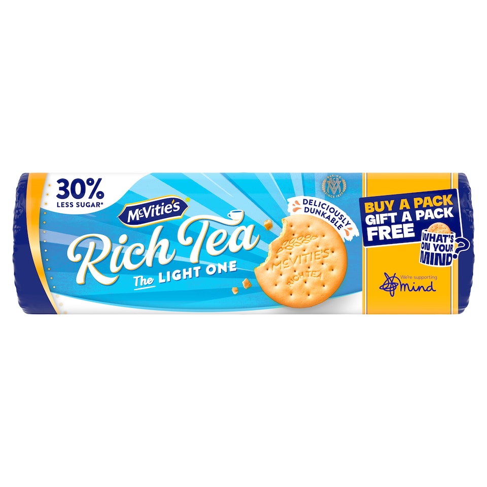 image 1 of McVities Rich Tea The Light One Biscuits 300g