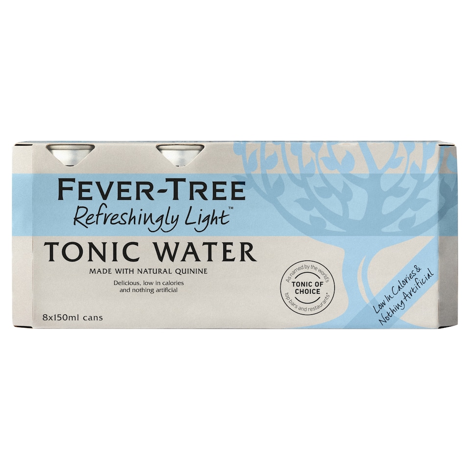 Fever-Tree Premium Indian Tonic Water Light 8 X 150Ml
