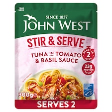 John West Stir & Serve Tuna in Tomato & Basil Sauce 300g