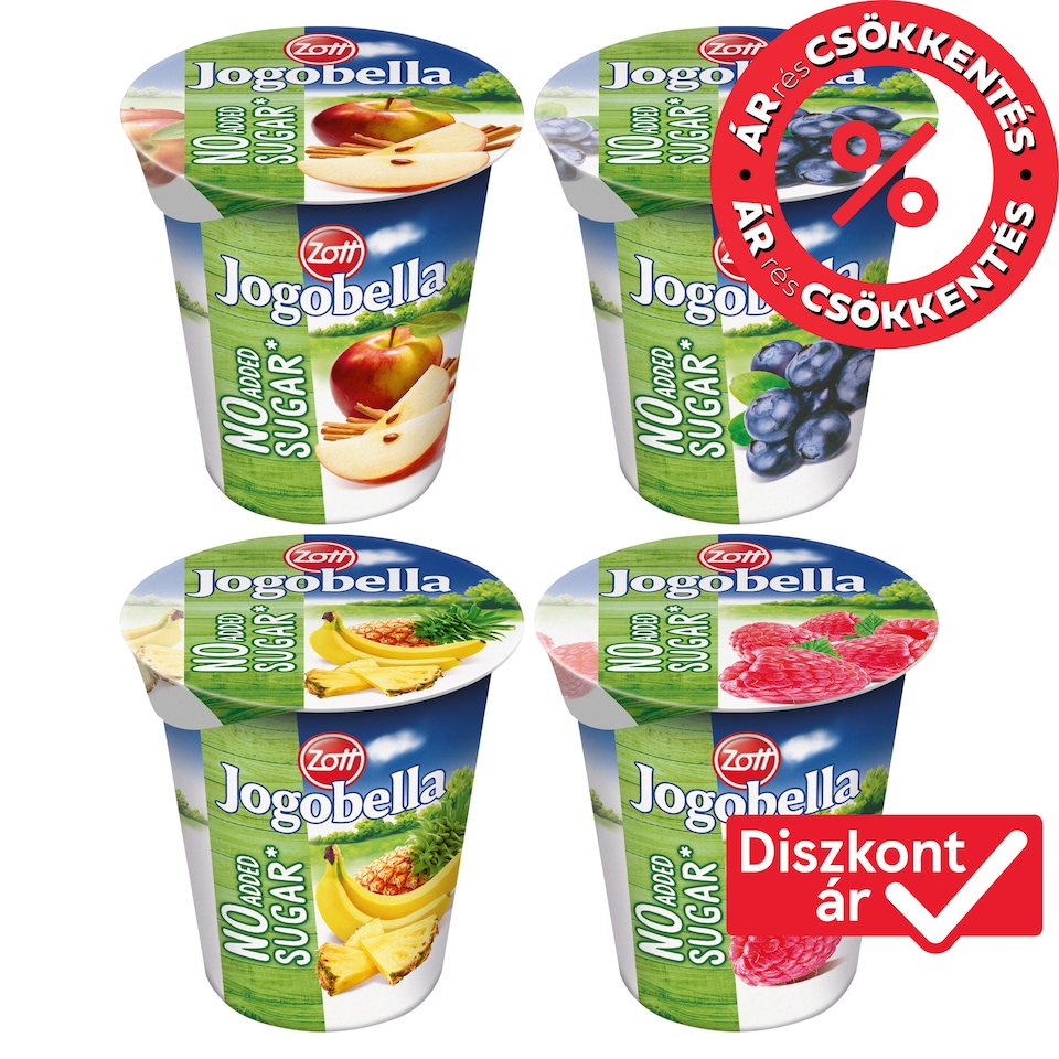 Zott Jogobella joghurt hozzáadott cukor nélkül 150 g
