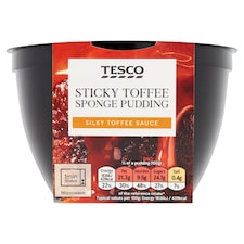 Tesco Sticky Toffee Sponge Pudding 300G