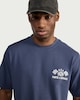 image 3 of RDA Pure Cotton Parts & Service Print T-Shirt in Blue