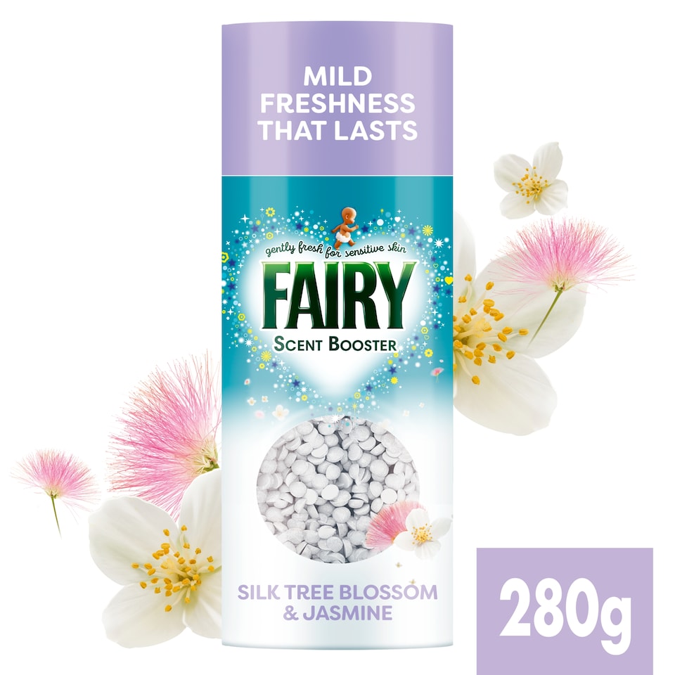 image 1 of Fairy In-Wash Scent Booster Silk Tree Blossom & Jasmine 280g