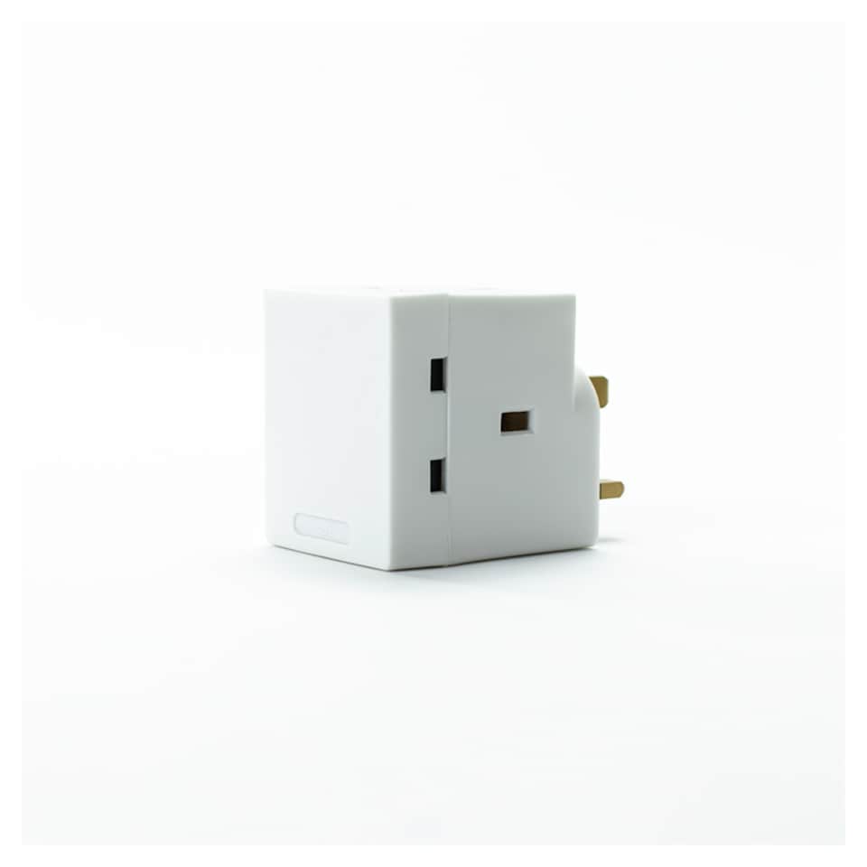 image 1 of Tesco 3 Way Adaptor Plug