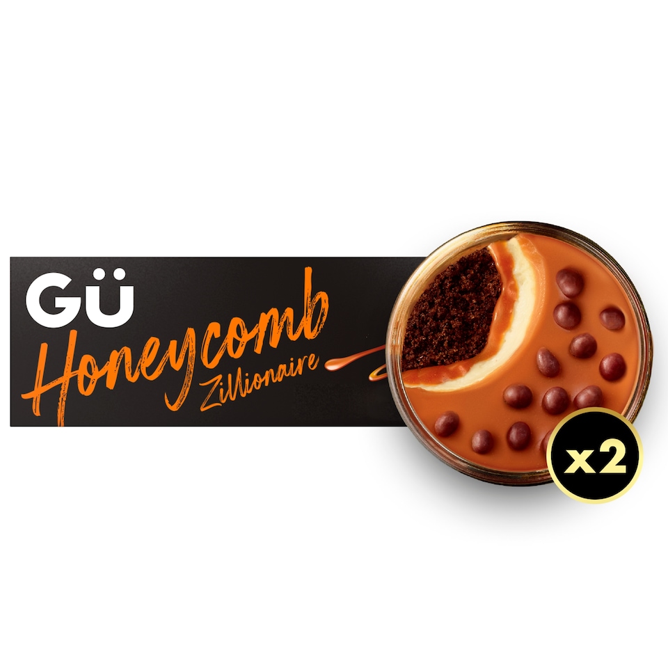 image 1 of Gu Inspirations Chocolate & Honeycomb Desserts 2X86.5G
