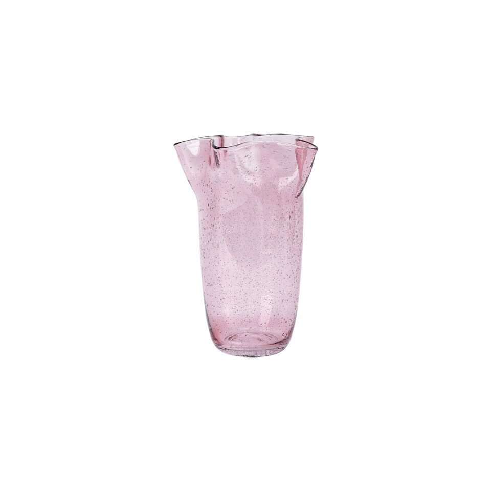 F&F Home Dark Pink Handkerchief Vase