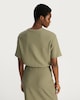 image 3 of F&F Ribbed Short Sleeved T-Shirt in Khaki