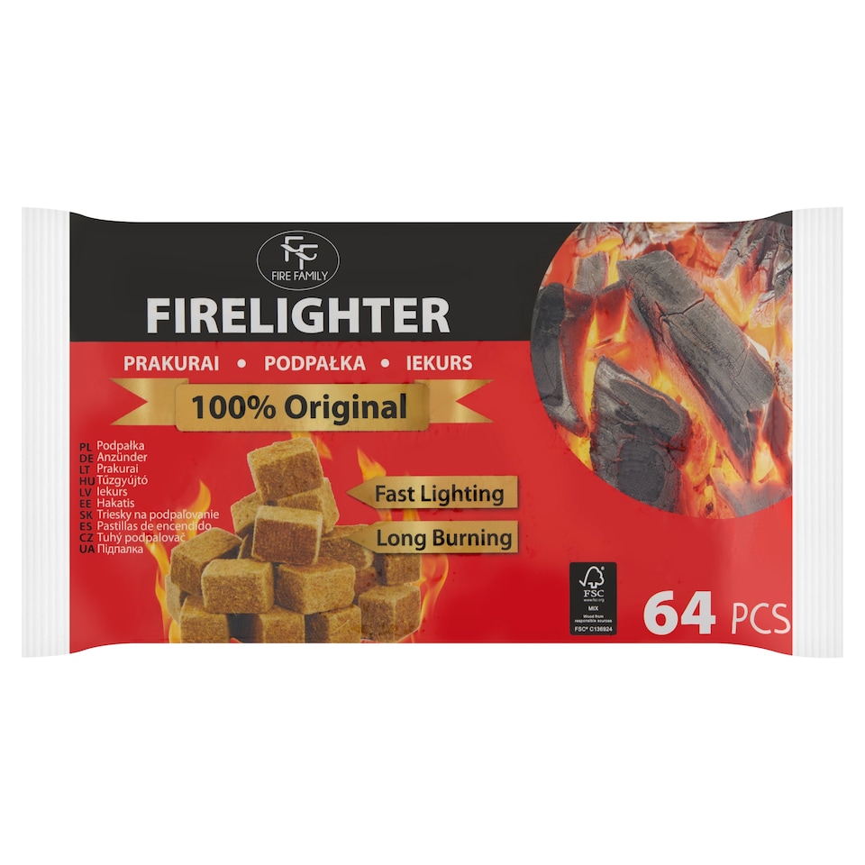 Fire Family Firelighter 64 pcs