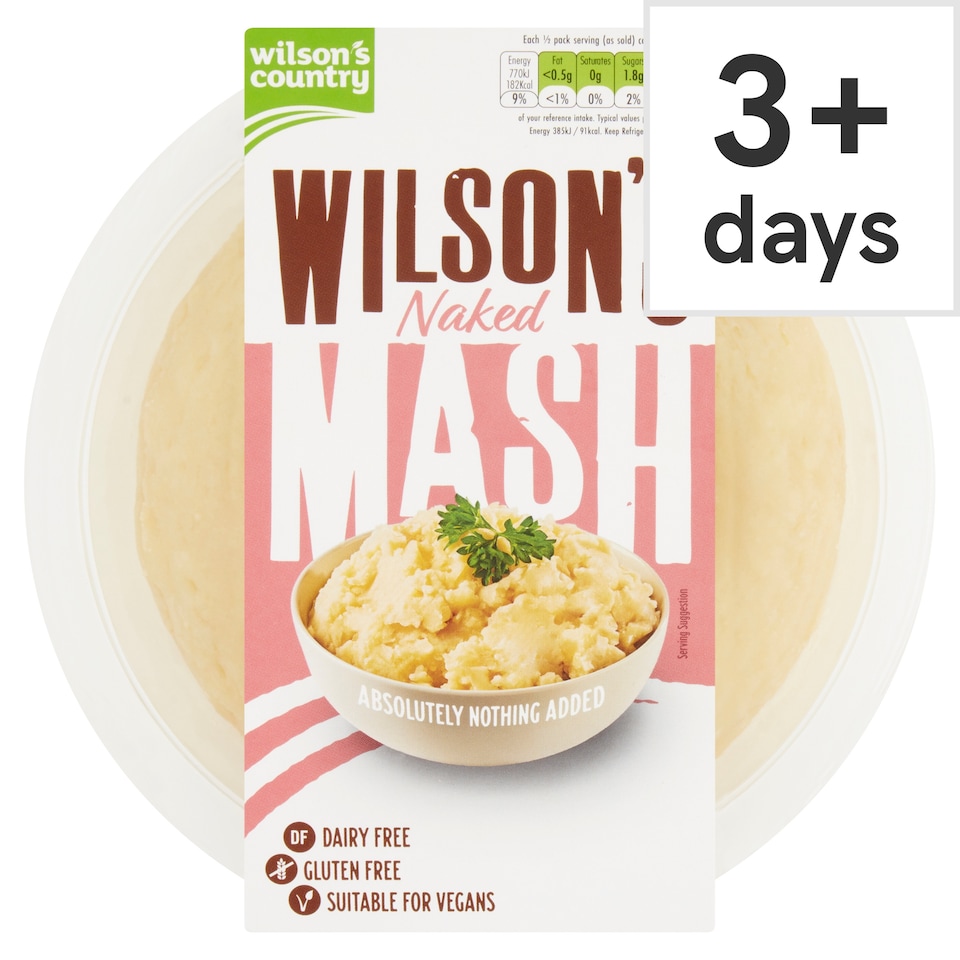 Wilson's Country Naked Mashed Potato 400g