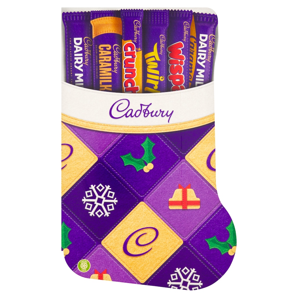 image 1 of Cadbury Chocolate Xmas Stocking Selection Box 170g