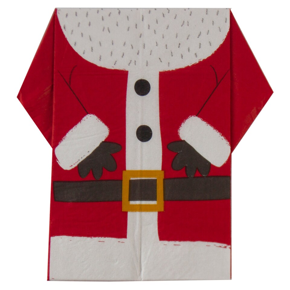 Chilli Santa Folded Napkin