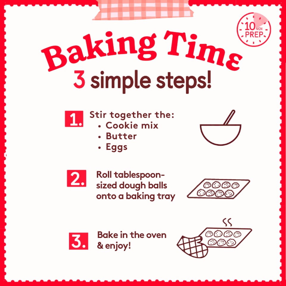 image 1 of Betty Crocker Chocolate Chip Cookie Mix 200G