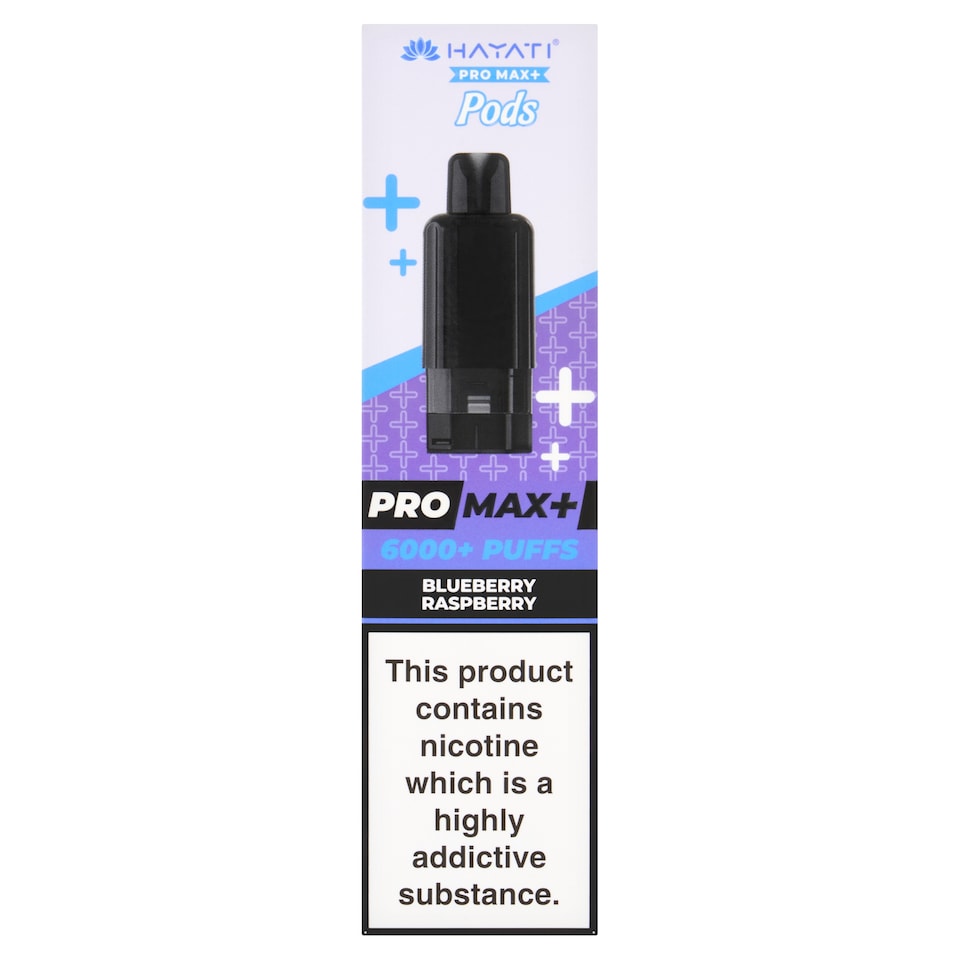Hayati Pro Max+ Pods Blueberry Raspberry 20mg