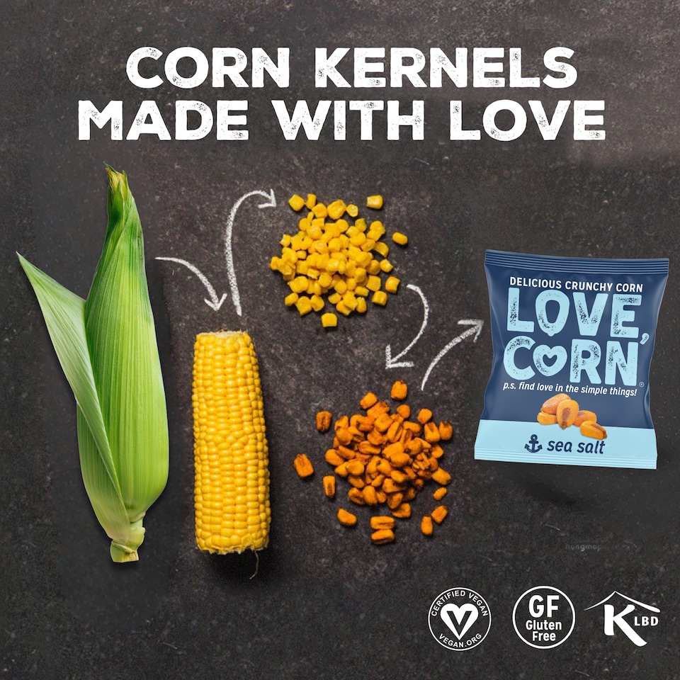 image 1 of LOVE CORN Sea Salt Multipack 20g x 5