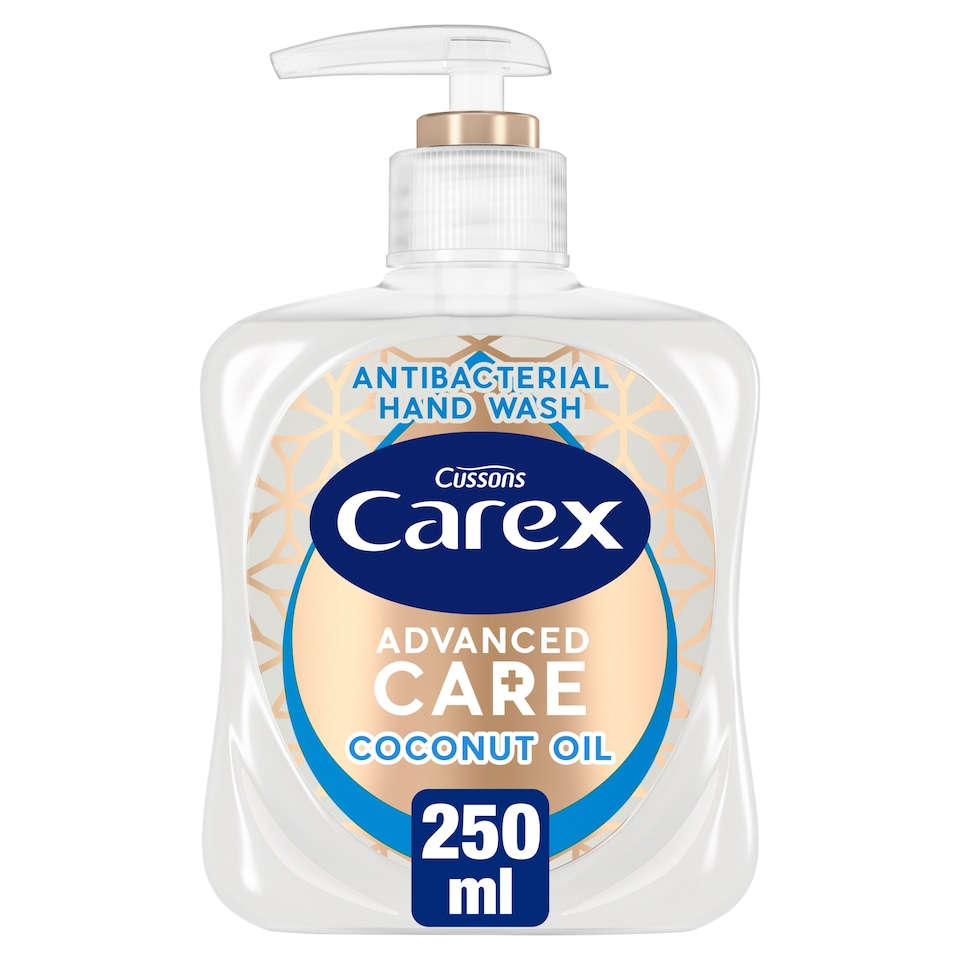 Carex Advanced Care Antibacterial Hand Wash - Coconut Oil 250ml