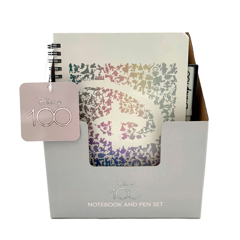 image 1 of Disney 100 Notebook & Pen Set