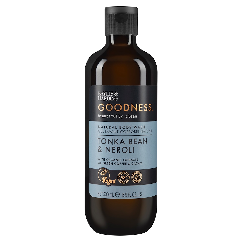 Baylis & Harding Goodness Tonka Bean & Neroli Body Wash 500ml