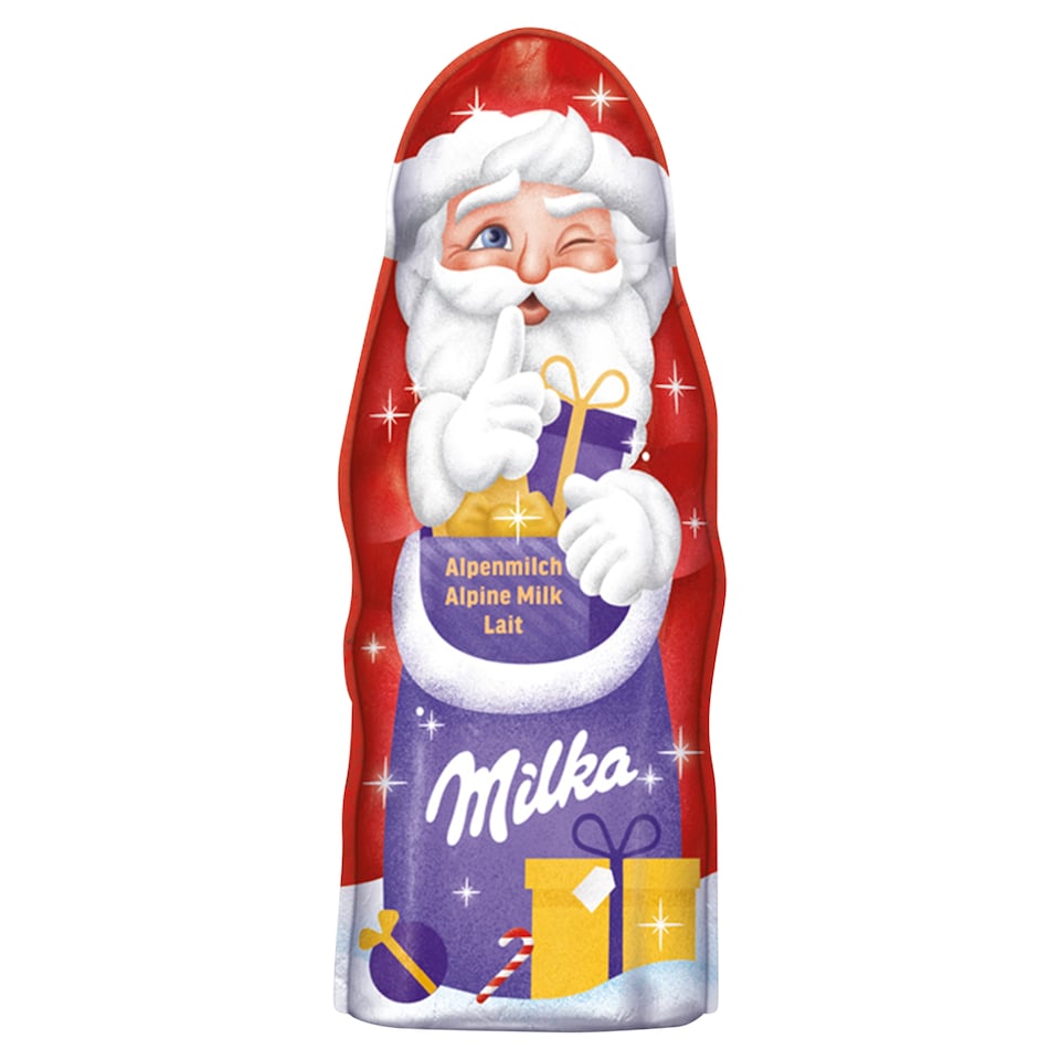 Milka Santa dutá figurka, mléčná čokoláda 45g