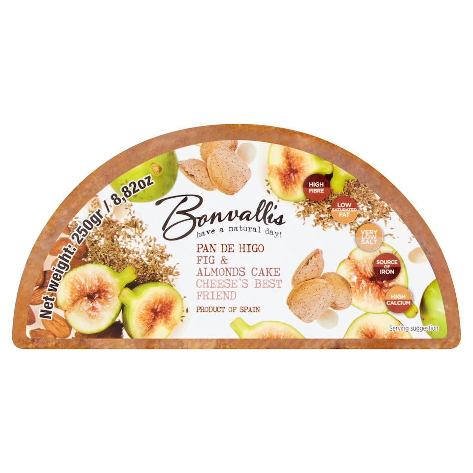 BONVALLIS FIG AND ALMONDS CAKE 250g