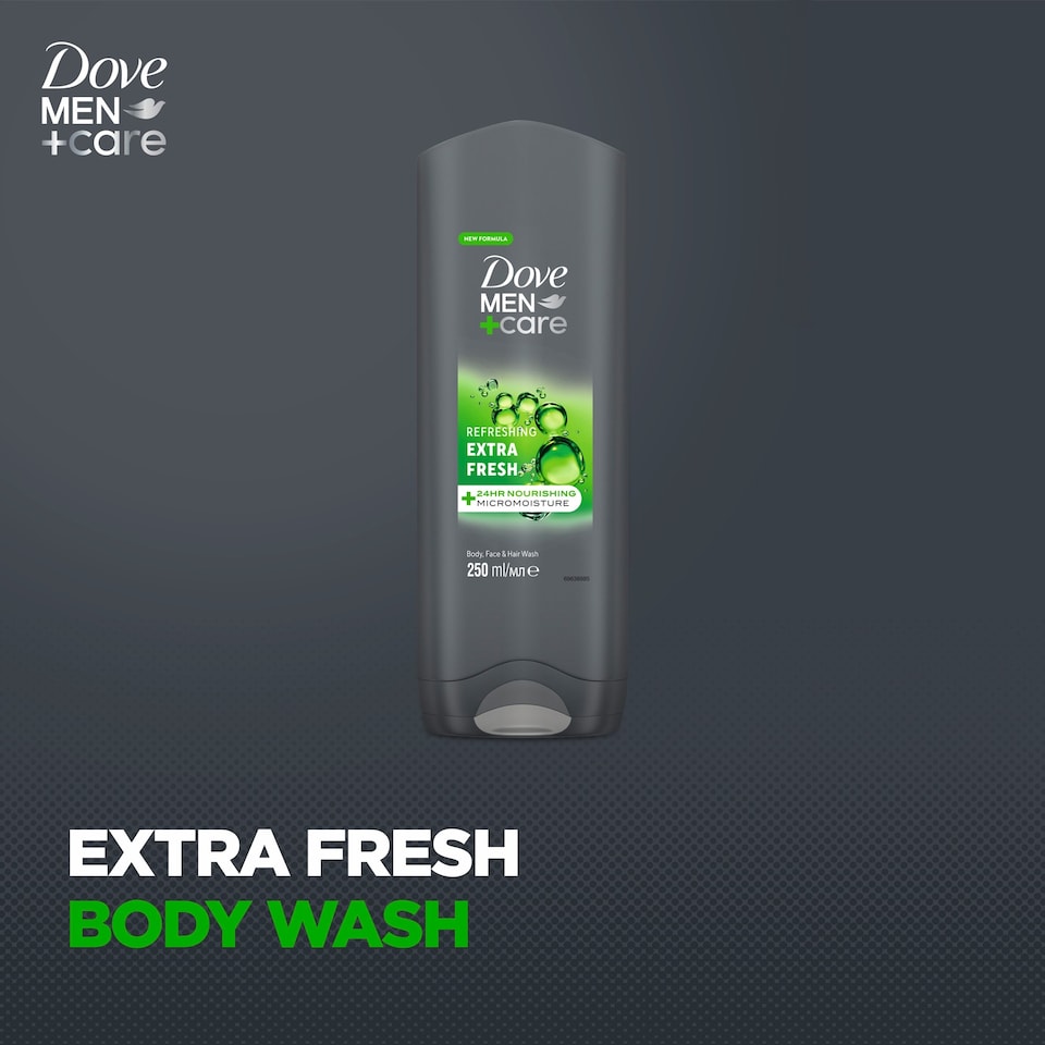 image 1 of Dove Men + Care Refresh + Care Body Wash & Socks Gift Set