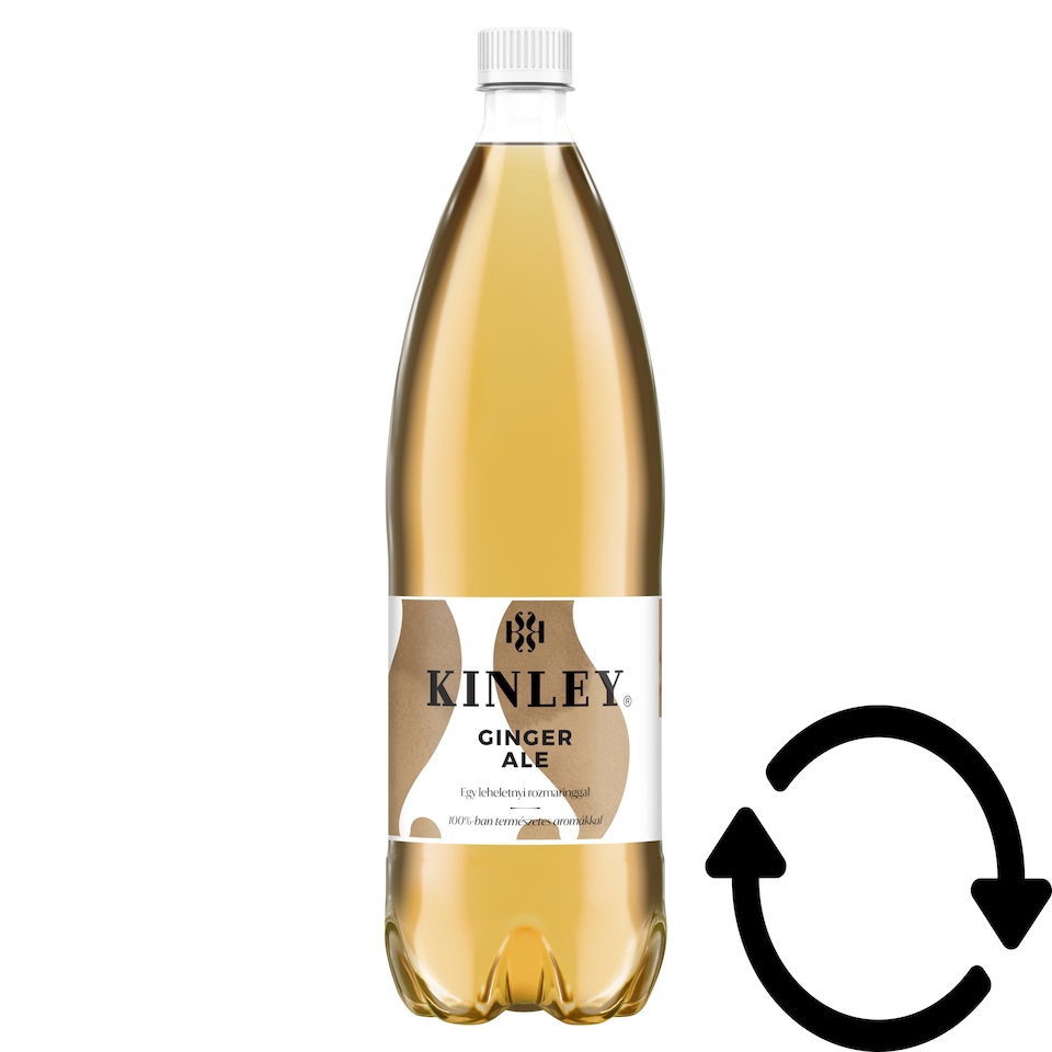 Kinley Ginger Ale szénsavas üdítőital gyömbér ízesítéssel 1,5 l