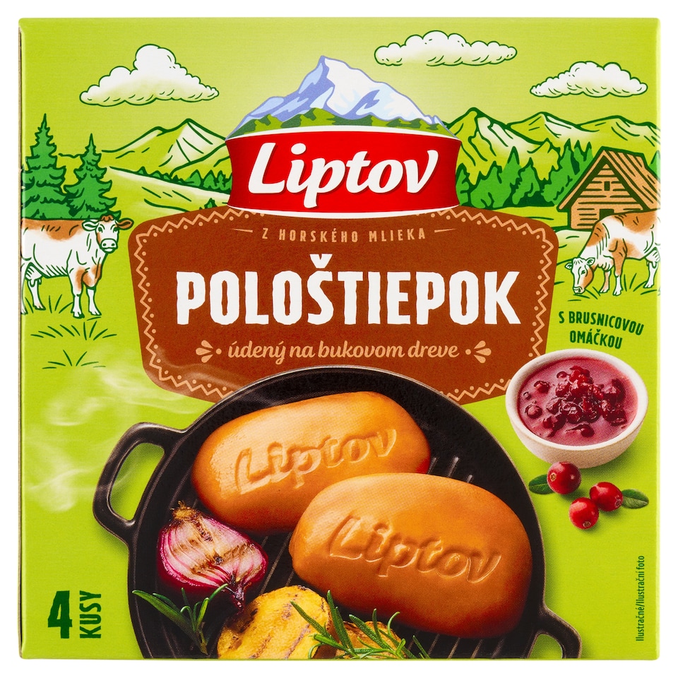 Obrázek 1 pro produkt Liptov Pološtiepok na gril s brusinkovou omáčkou 4 ks 290g