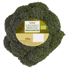 Tesco Organic Broccoli 335G